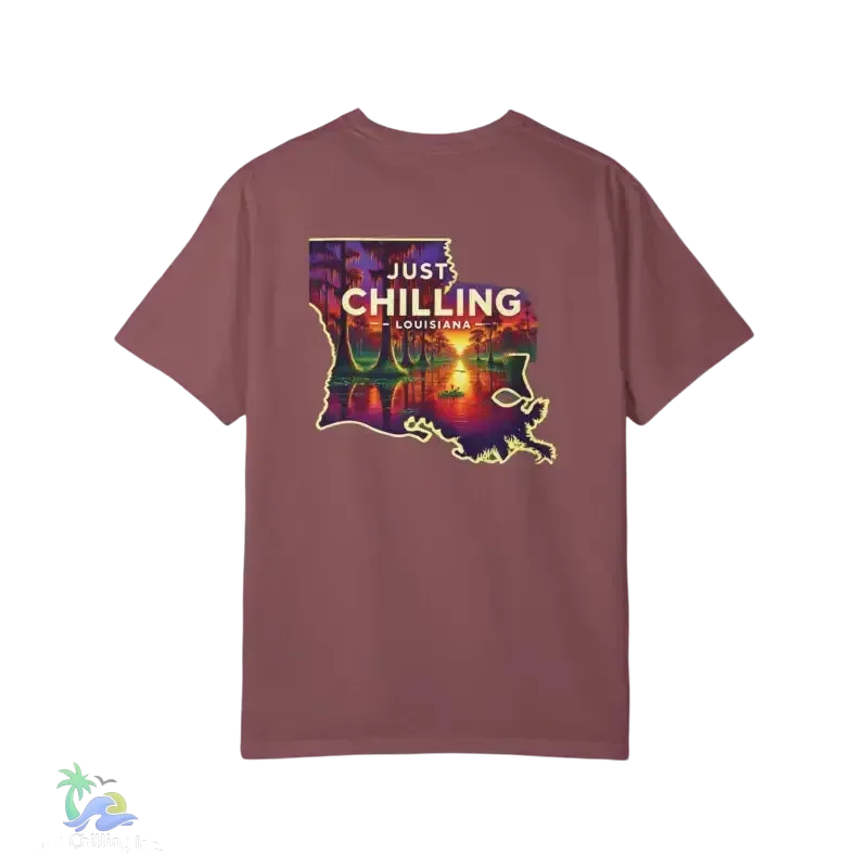 Garment Dyed T-Shirt – Unisex Cotton Tee With Unique Color Texture & Relaxed Fit - Just Chilling Inc.