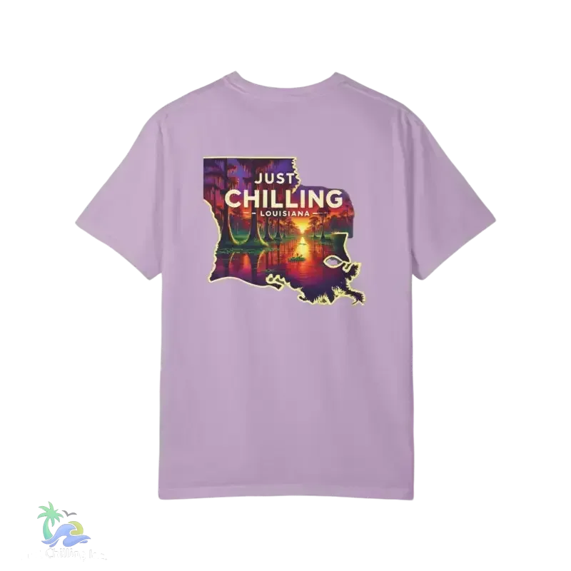 Garment Dyed T-Shirt – Unisex Cotton Tee With Unique Color Texture & Relaxed Fit - Just Chilling Inc.