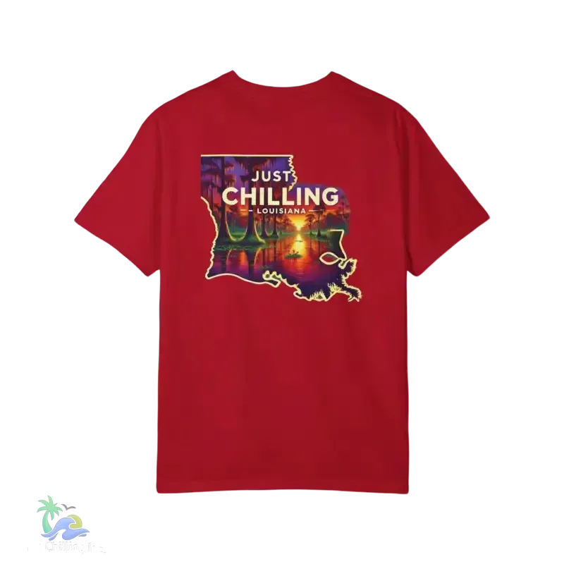 Garment Dyed T-Shirt – Unisex Cotton Tee With Unique Color Texture & Relaxed Fit - Just Chilling Inc.