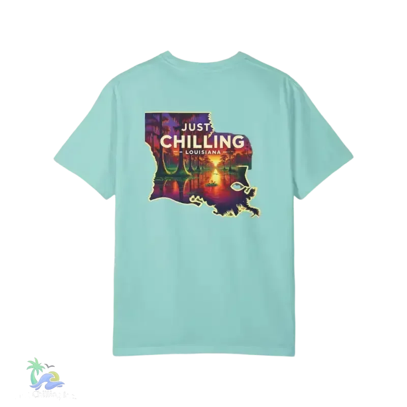 Garment Dyed T-Shirt – Unisex Cotton Tee With Unique Color Texture & Relaxed Fit - Just Chilling Inc.