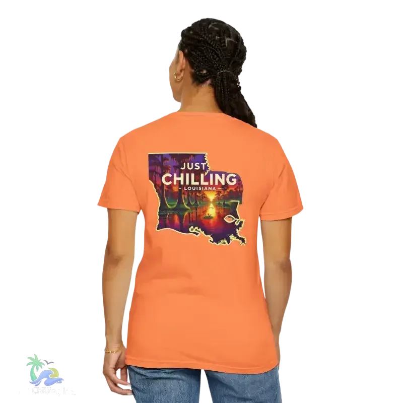 Garment Dyed T-Shirt – Unisex Cotton Tee With Unique Color Texture & Relaxed Fit - Just Chilling Inc.