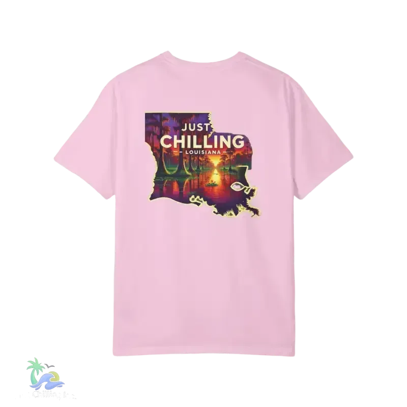 Garment Dyed T-Shirt – Unisex Cotton Tee With Unique Color Texture & Relaxed Fit - Just Chilling Inc.