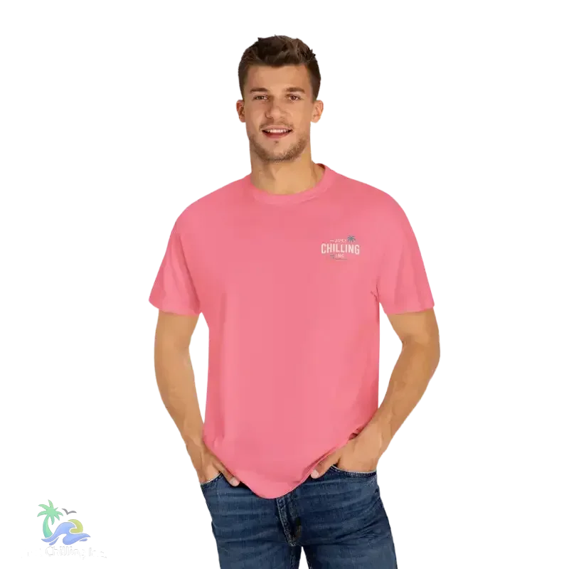 Garment Dyed T-Shirt – Unisex Cotton Tee With Unique Color Texture & Relaxed Fit - Just Chilling Inc.