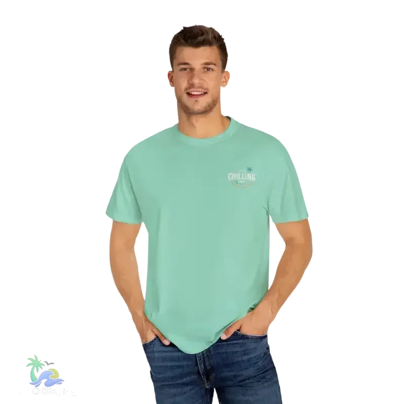 Garment Dyed T-Shirt – Unisex Cotton Tee With Unique Color Texture & Relaxed Fit - Just Chilling Inc.