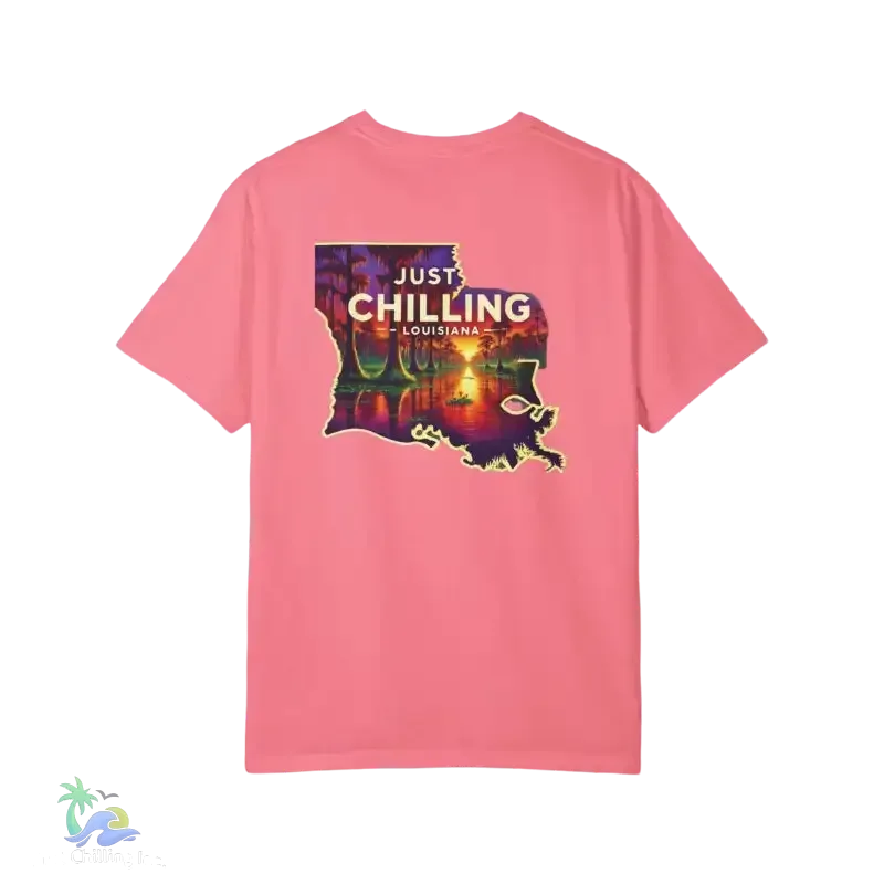 Garment Dyed T-Shirt – Unisex Cotton Tee With Unique Color Texture & Relaxed Fit - Just Chilling Inc.