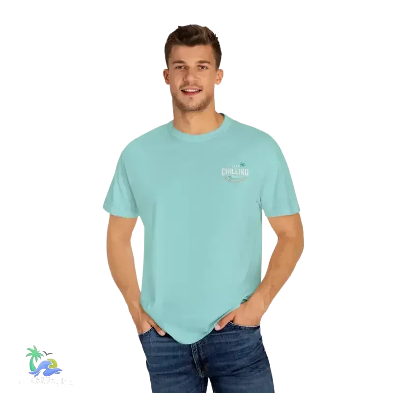 Garment Dyed T-Shirt – Unisex Cotton Tee With Unique Color Texture & Relaxed Fit - Just Chilling Inc.