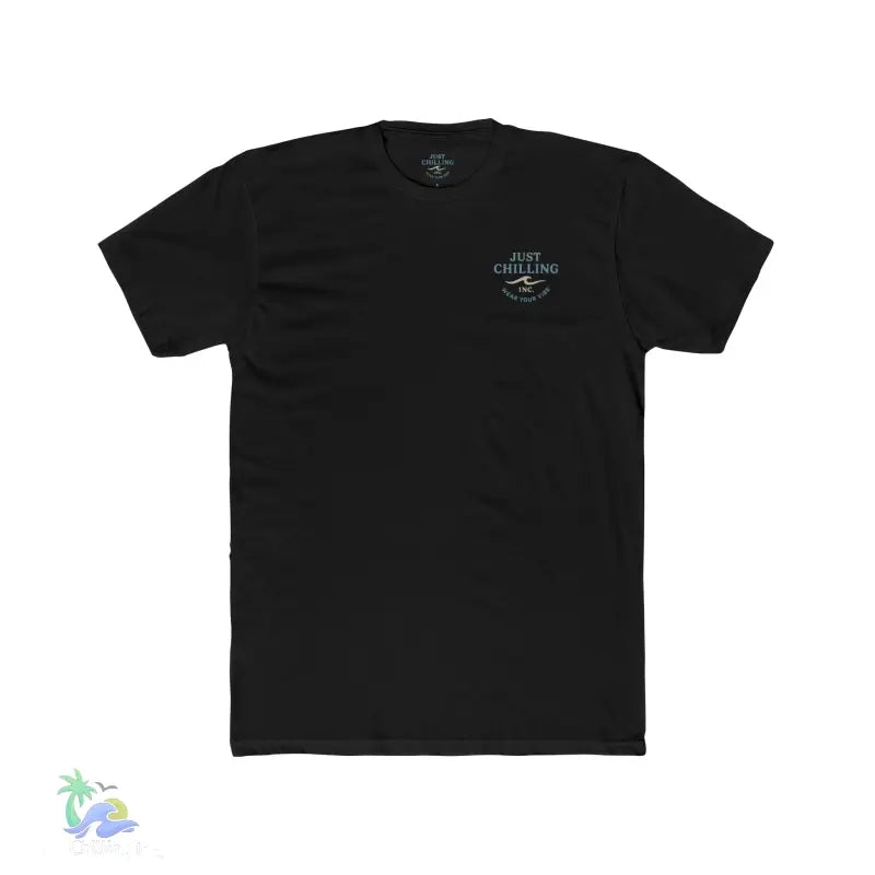 Just Chilling Scenic Tee – Coastal Escape Edition - Solid Black / XS - T-Shirt