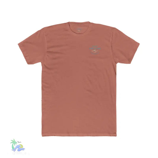 Just Chilling Scenic Tee – Coastal Escape Edition - Solid Desert Pink / S - T-Shirt