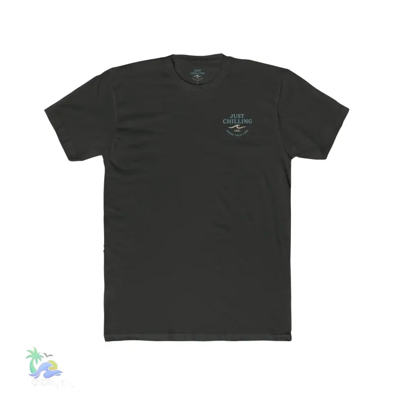 Just Chilling Scenic Tee – Coastal Escape Edition - Solid Heavy Metal / XS - T-Shirt