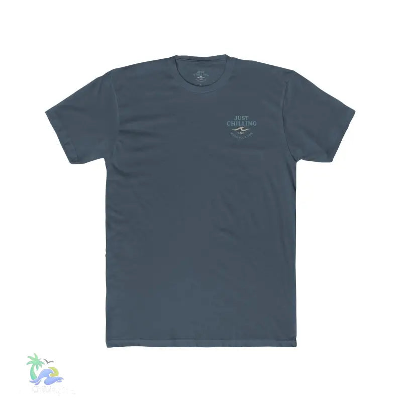 Just Chilling Scenic Tee – Coastal Escape Edition - Solid Indigo / S - T-Shirt