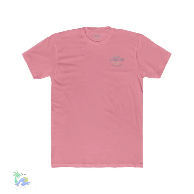 Just Chilling Scenic Tee – Coastal Escape Edition - Solid Light Pink / S - T-Shirt