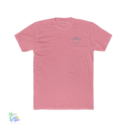 Just Chilling Scenic Tee – Coastal Escape Edition - Solid Light Pink / S - T-Shirt