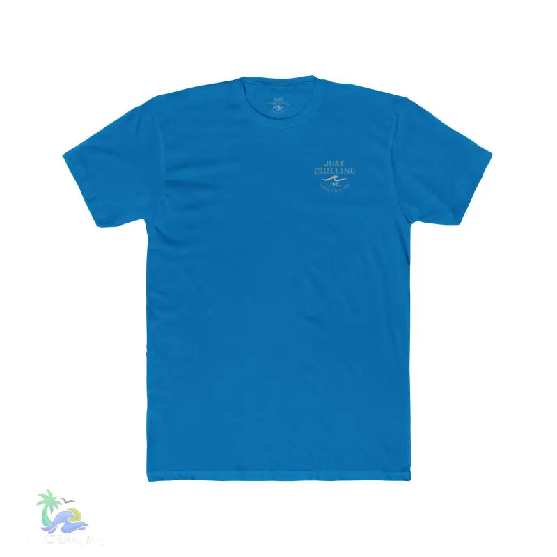Just Chilling Scenic Tee – Coastal Escape Edition - Solid Turquoise / S - T-Shirt