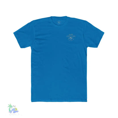 Just Chilling Scenic Tee – Coastal Escape Edition - Solid Turquoise / S - T-Shirt