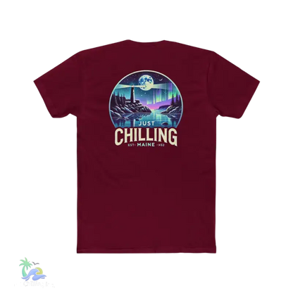 Just Chilling Scenic Tee – Coastal Escape- Maine Edition - T-Shirt