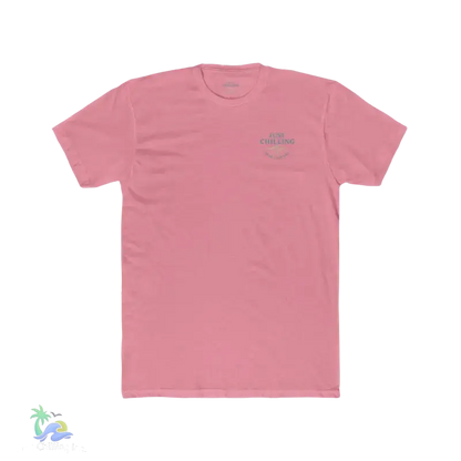 Just Chilling Scenic Tee – Coastal Escape- Maine Edition - Solid Light Pink / S - T-Shirt