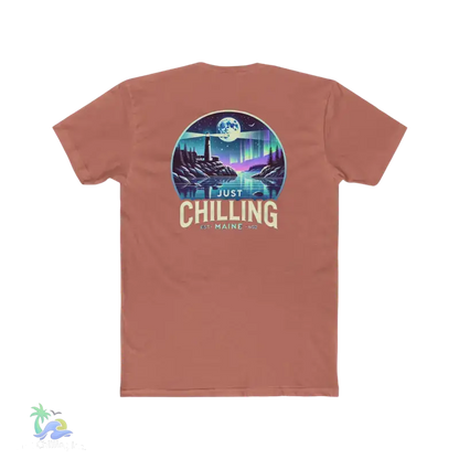 Just Chilling Scenic Tee – Coastal Escape- Maine Edition - T-Shirt
