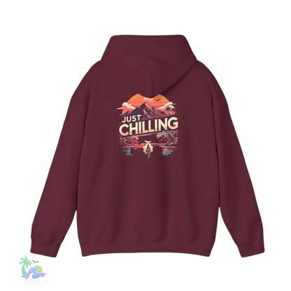 Just Chilling Unisex Heavy Blend™ Hooded Sweatshirt - Perfect for Relaxation and Outdoor Adventures - Hoodie