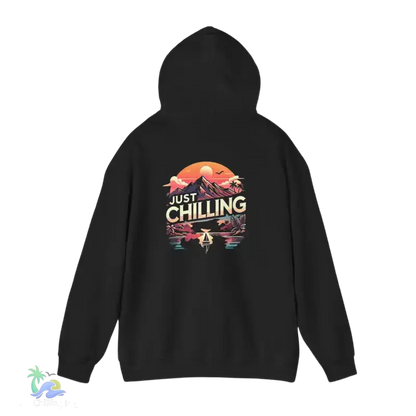 Just Chilling Unisex Heavy Blend™ Hooded Sweatshirt - Perfect for Relaxation and Outdoor Adventures - Hoodie