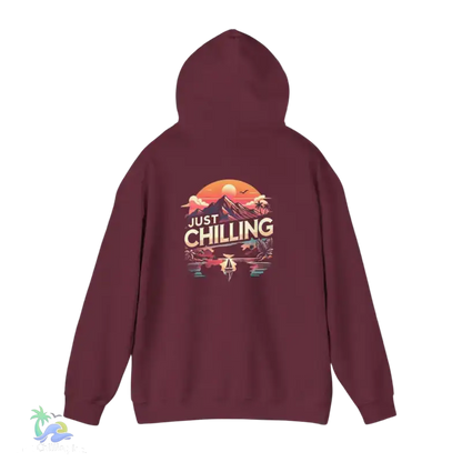 Just Chilling Unisex Heavy Blend™ Hooded Sweatshirt - Perfect for Relaxation and Outdoor Adventures - Hoodie