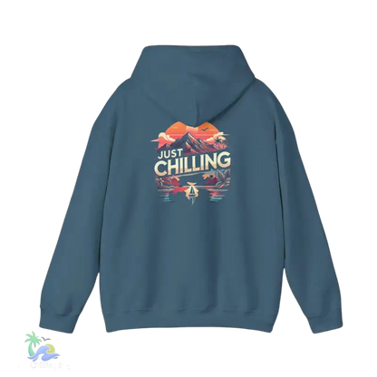 Just Chilling Unisex Heavy Blend™ Hooded Sweatshirt - Perfect for Relaxation and Outdoor Adventures - Hoodie