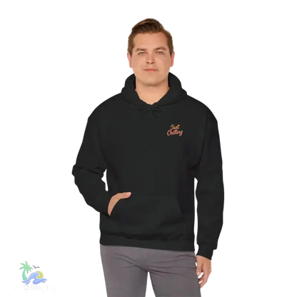 Just Chilling Unisex Heavy Blend™ Hooded Sweatshirt - Perfect for Relaxation and Outdoor Adventures - Hoodie
