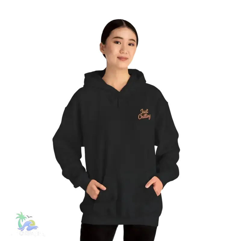 Unisex Hooded Sweatshirt – Heavy Blend Hoodie With Adjustable Drawstring Hood & Kangaroo Pocket - Just Chilling Inc.