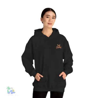 Just Chilling Unisex Heavy Blend™ Hooded Sweatshirt - Perfect for Relaxation and Outdoor Adventures - Hoodie