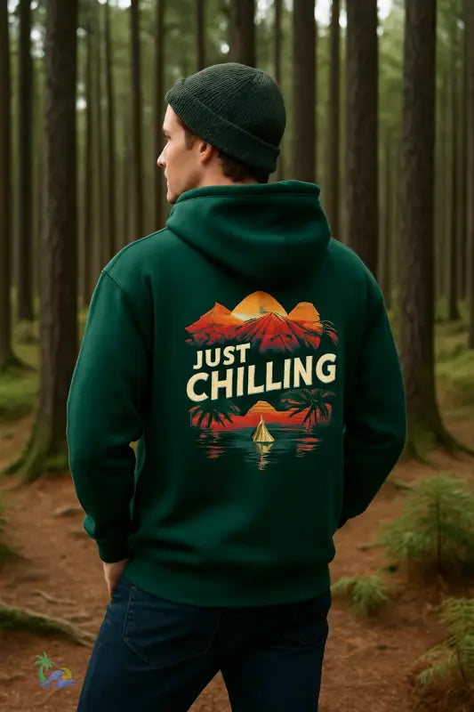 Just Chilling™ Unisex Heavy Blend Hoodie – Nature Meets Comfort - Hoodie