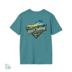 Unisex Softstyle T-Shirt – Relaxed Fit Tee | Comfortable Travel Shirt, Gift for Friends - Just Chilling Inc.