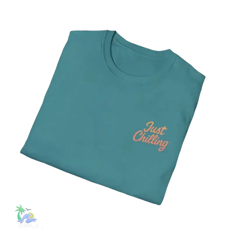 Unisex Softstyle T-Shirt – Relaxed Fit Tee | Comfortable Travel Shirt, Gift for Friends - Just Chilling Inc.