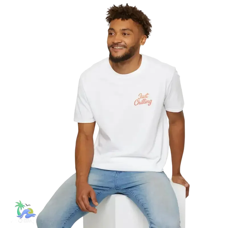 Unisex Softstyle T-Shirt – Relaxed Fit Tee | Comfortable Travel Shirt, Gift for Friends - Just Chilling Inc.