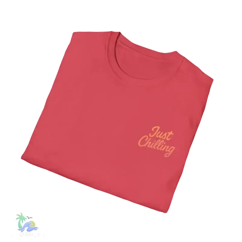 Unisex Softstyle T-Shirt – Relaxed Fit Tee | Comfortable Travel Shirt, Gift for Friends - Just Chilling Inc.