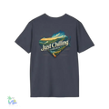 Unisex Softstyle T-Shirt – Relaxed Fit Tee | Comfortable Travel Shirt, Gift for Friends - Just Chilling Inc.