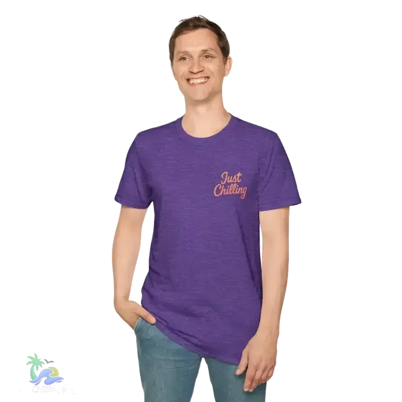 Just Chilling Washington State Tee – Scenic Mountain Back Print Unisex Comfort Shirt - Just Chilling Inc.