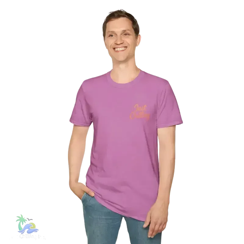 Just Chilling Washington State Tee – Scenic Mountain Back Print Unisex Comfort Shirt - Just Chilling Inc.