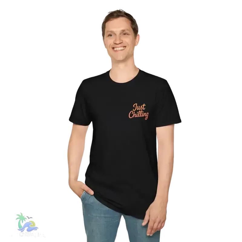 Just Chilling Washington State Tee – Scenic Mountain Back Print Unisex Comfort Shirt - Just Chilling Inc.