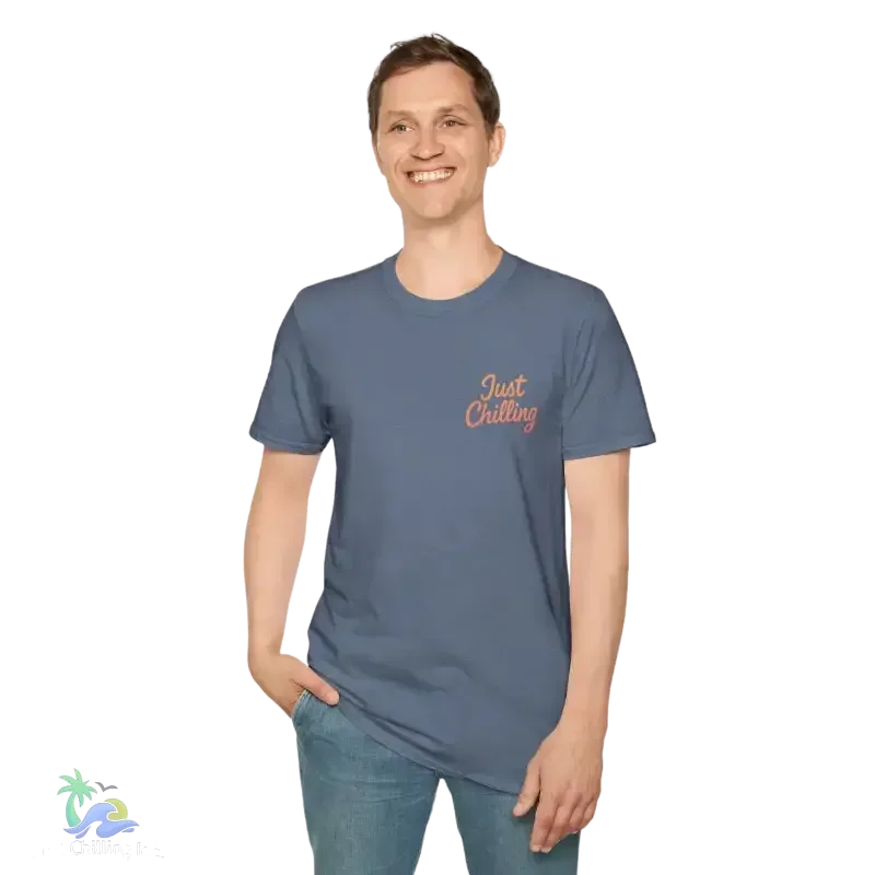 Just Chilling Washington State Tee – Scenic Mountain Back Print Unisex Comfort Shirt - Just Chilling Inc.