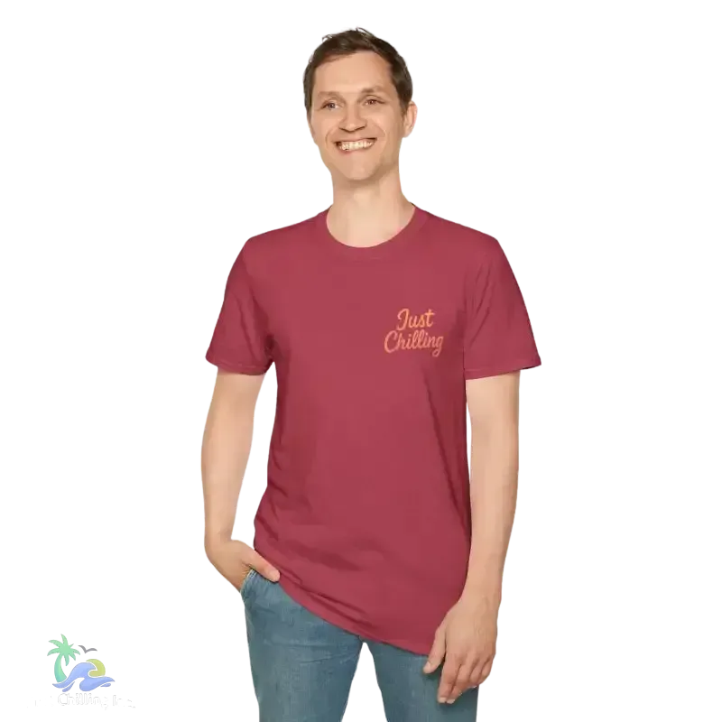 Just Chilling Washington State Tee – Scenic Mountain Back Print Unisex Comfort Shirt - Just Chilling Inc.