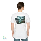 Just Chilling Washington State Tee – Scenic Mountain Back Print Unisex Comfort Shirt - Just Chilling Inc.