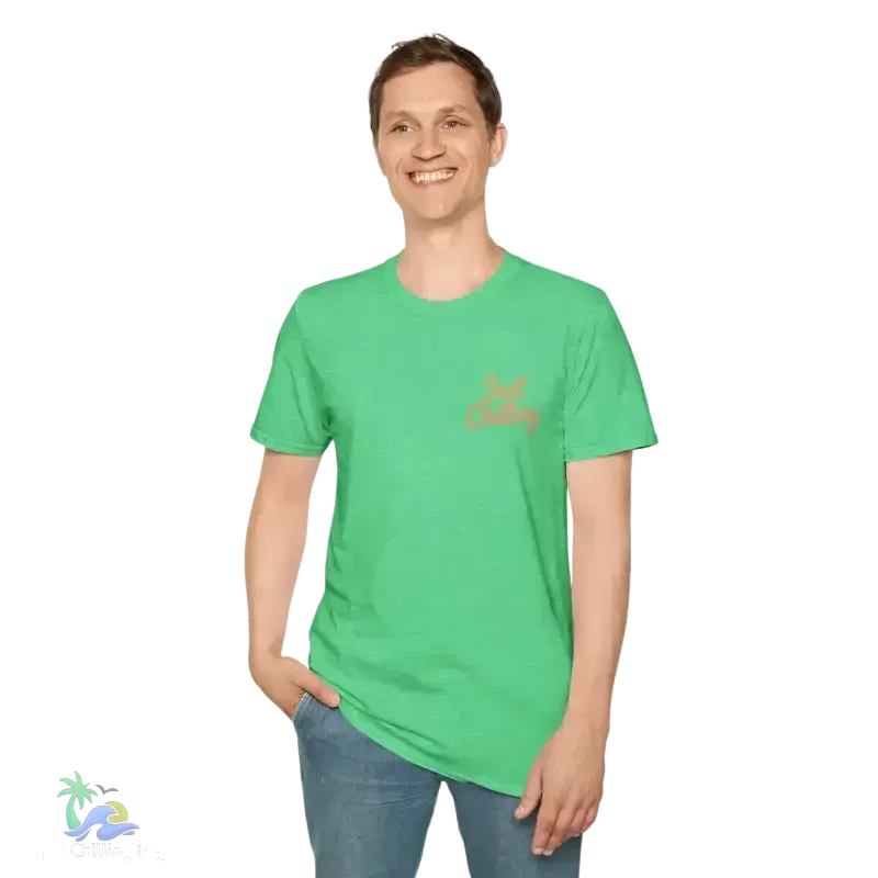 Just Chilling Washington State Tee – Scenic Mountain Back Print Unisex Comfort Shirt - Just Chilling Inc.