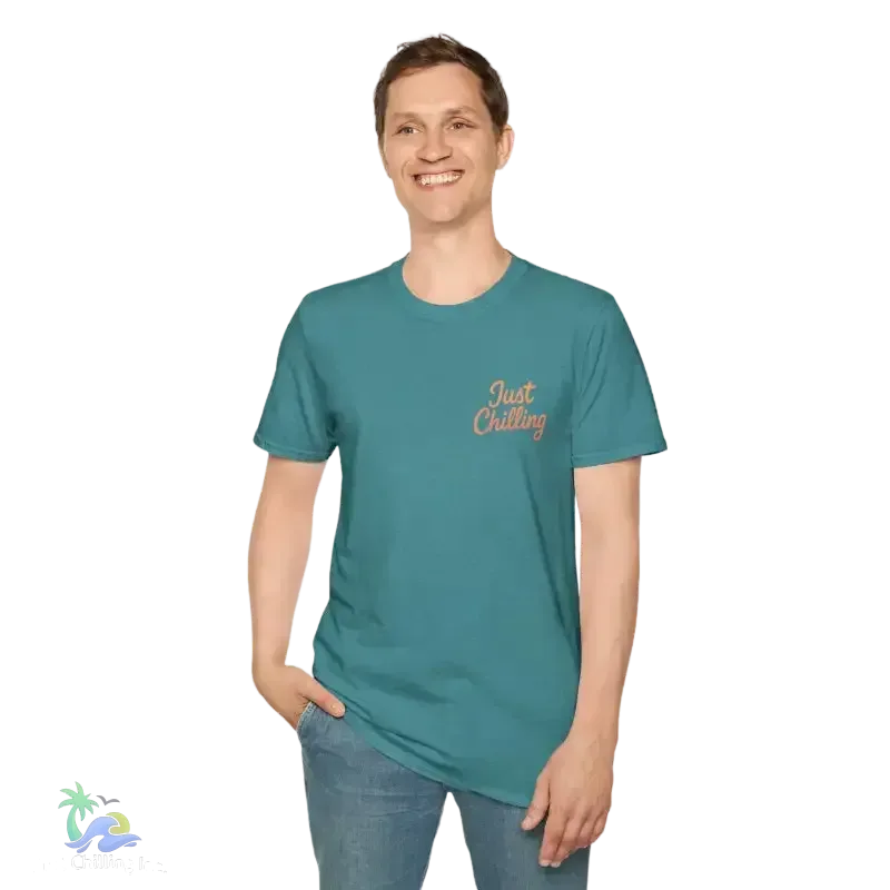 Just Chilling Washington State Tee – Scenic Mountain Back Print Unisex Comfort Shirt - Just Chilling Inc.