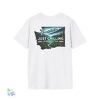 Just Chilling Washington State Tee – Scenic Mountain Back Print Unisex Comfort Shirt - Just Chilling Inc.