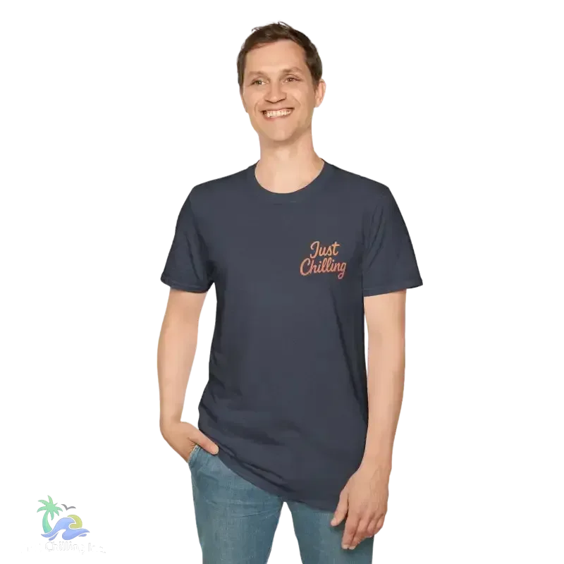 Just Chilling Washington State Tee – Scenic Mountain Back Print Unisex Comfort Shirt - Just Chilling Inc.