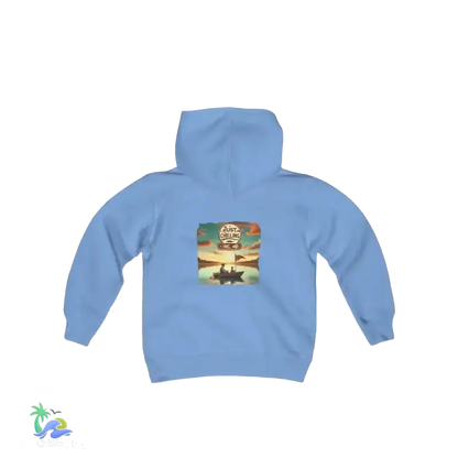 kids Heavy Blend Hooded Sweatshirt - Local boy - we do things different around here Boy hoodie- We do things different around here - Just Chilling Inc. - 