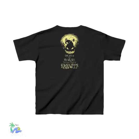 Kids T-Shirt Nightmare Before Christmas Oogy Boogie Design - Black / XS - Kids clothes