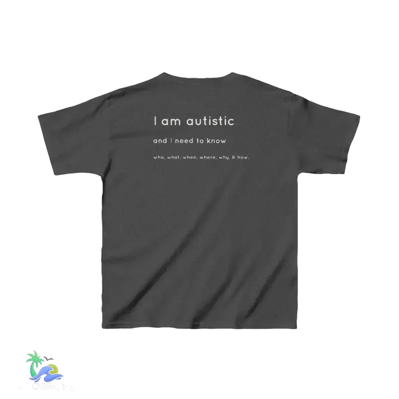 Kids Tee I’m Autistic Unisex Shirt - Dark Heather / XS - Kids clothes