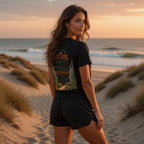 Feral Girl Summer Tee — Women's Wild Vibes Graphic T-Shirt