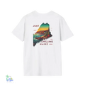 Maine Graphic T-Shirt – Summer Style Tee | Lightweight Cotton, Travel Gift - Just Chilling Inc.