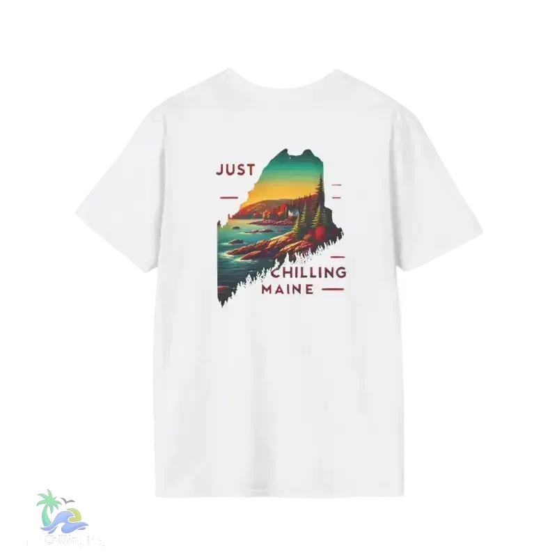 Maine Graphic T-Shirt – Summer Style Tee | Lightweight Cotton, Travel Gift - Just Chilling Inc.